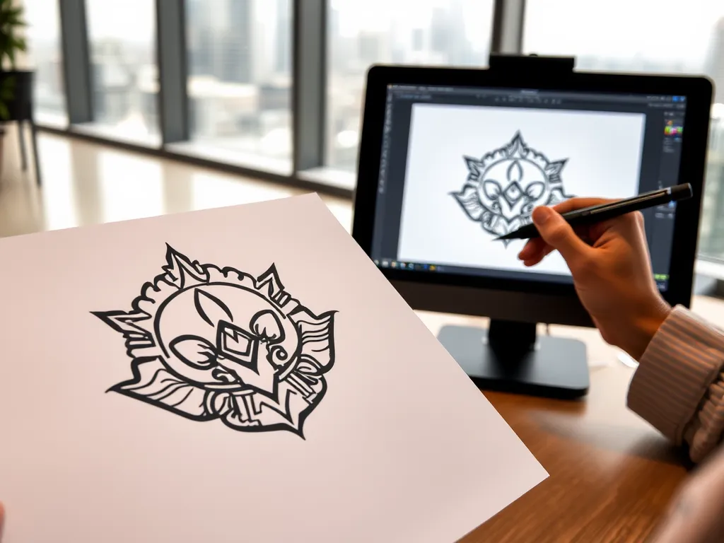 Jak przerobić logo na wektorowe?